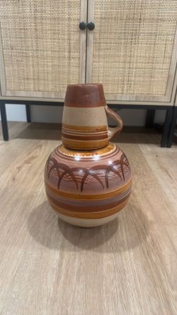 Terrecota cantaro water jug & cup