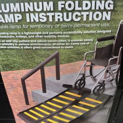 Aluminum Folding Ramp- Brand New