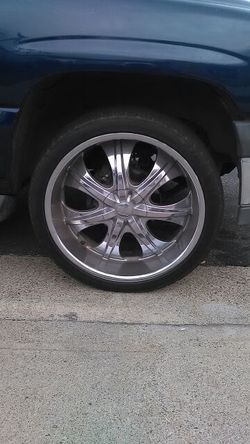 Rims 24 chevy tahoe 6 slug