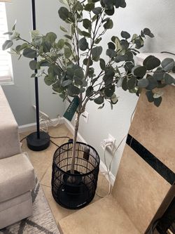 Artificial Olive Plants With Vase