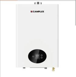 Climatech 3 3.6 GPM 82,000 BTU Propane Tankless Water Heater, Indoor White