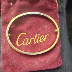 Cartier "Love" Bracelet 18k Yellow Gold