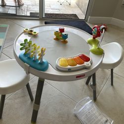 Skip Hop Activity Center + Chairs