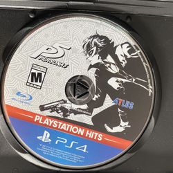 Persona 5 PS4 For Sale Great Condition