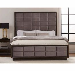 CalKing Bed Frame @Elegant Furniture