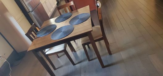 4 charis n dining table $100