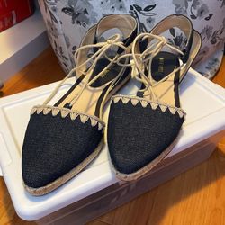 Nine West Sandals Espadrille Summer Shoes - Size 8.5