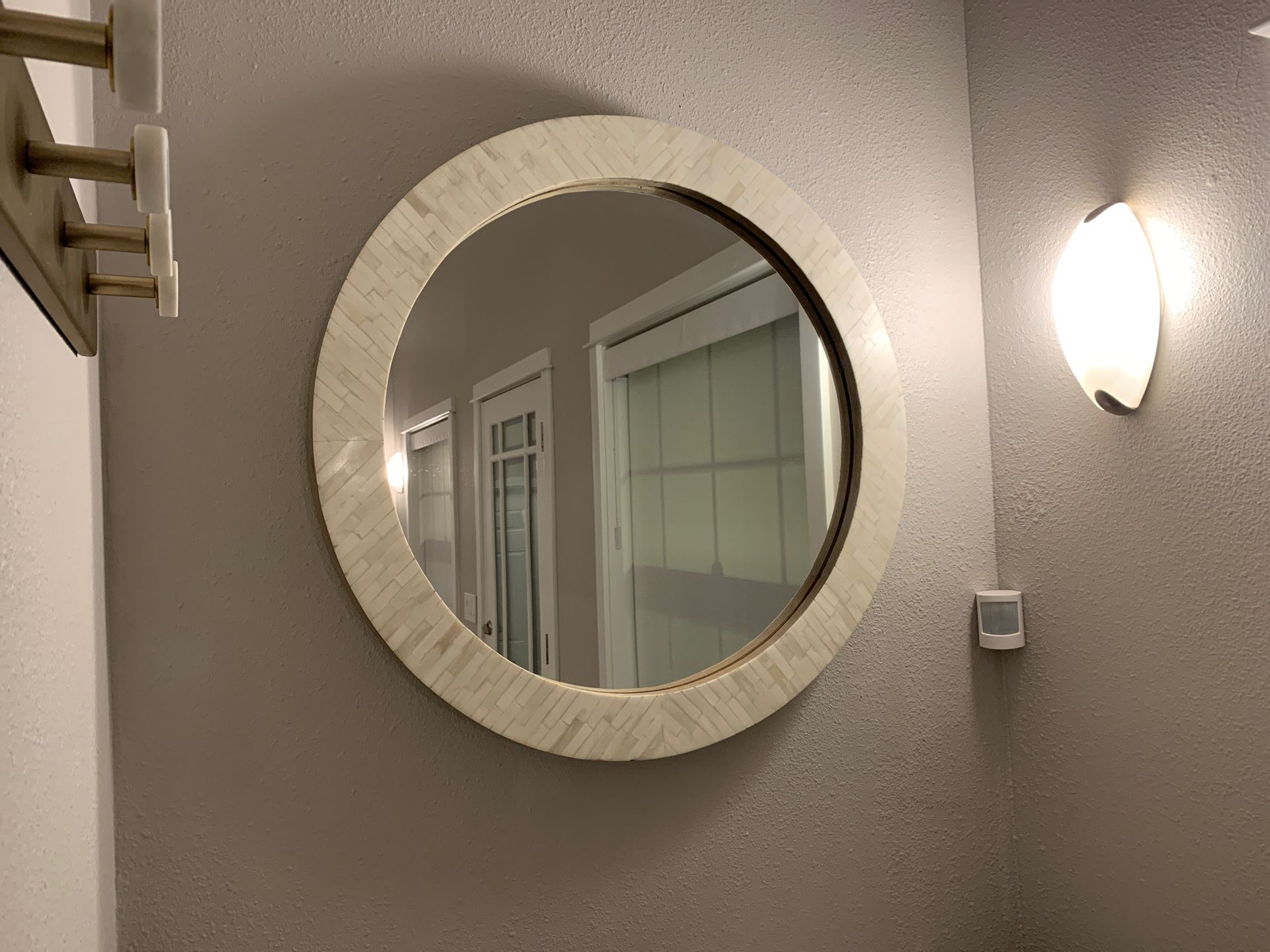 BRAND NEW - West Elm shell inlay 30 in mirror