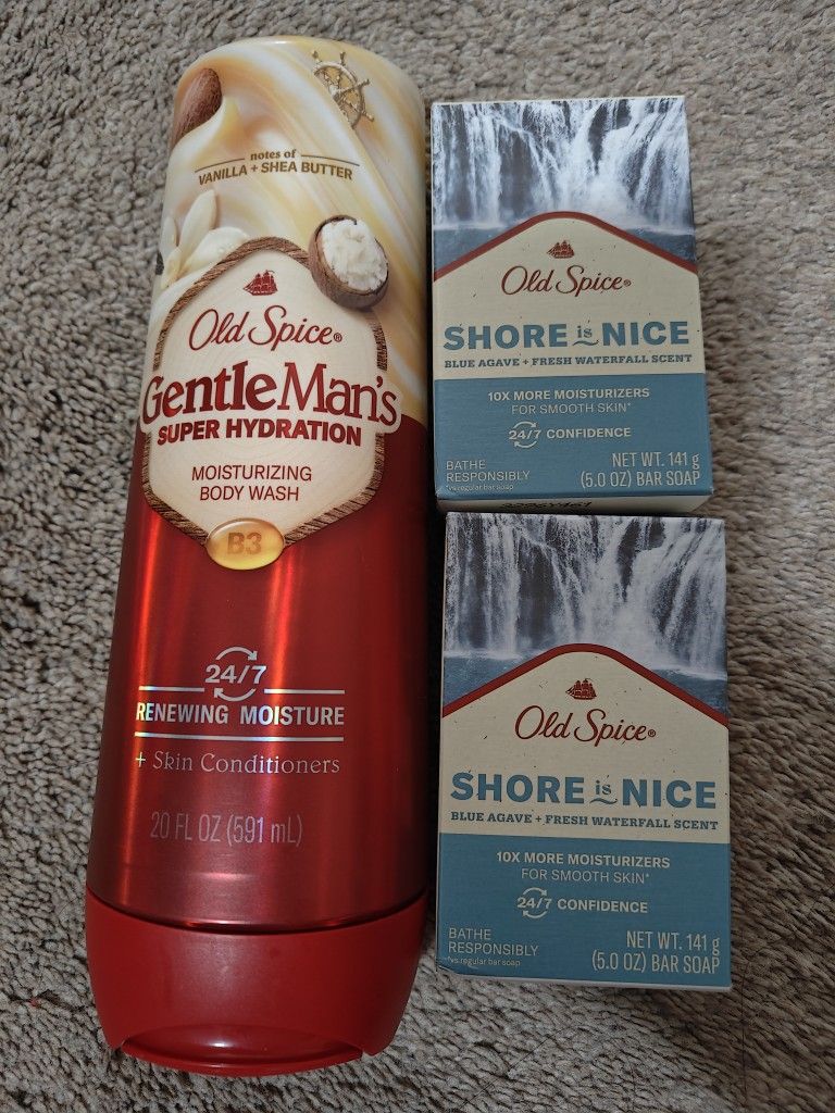 Old Spice Body Wash/Bar Soap All For $8