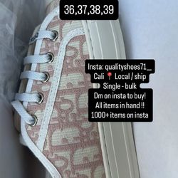 Pink Dior Women’s Shoes Converse 