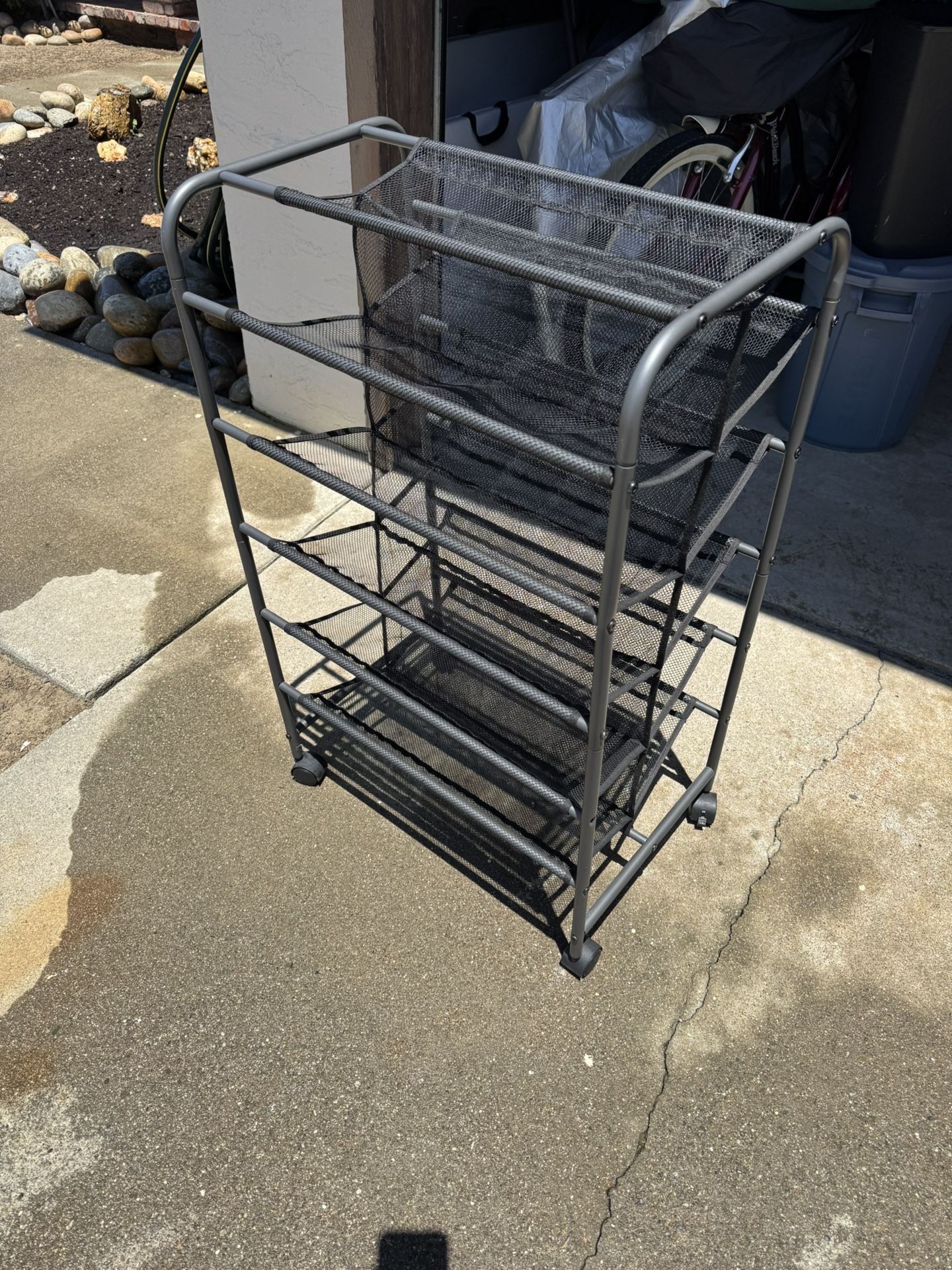 ๐ Double-Sided 10-Shelf Freestanding Shoe Rack โ Metal Frame + Mesh Shelves