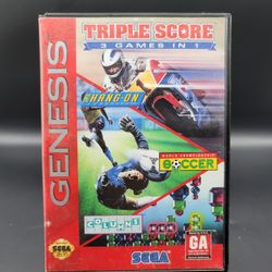 Sega Genesis Tripple Score ( 3 Games in 1 ) 