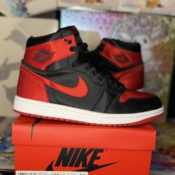 NIKE AIR JORDAN 1 BRED SAATlN 