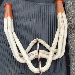 Sbc Fenderwell Headers Gasser Hot Rat Rod Chevrolet Vintage