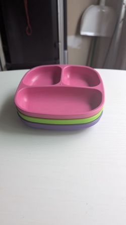 Re-Play Recycled Divided Plates for toddlers and kids