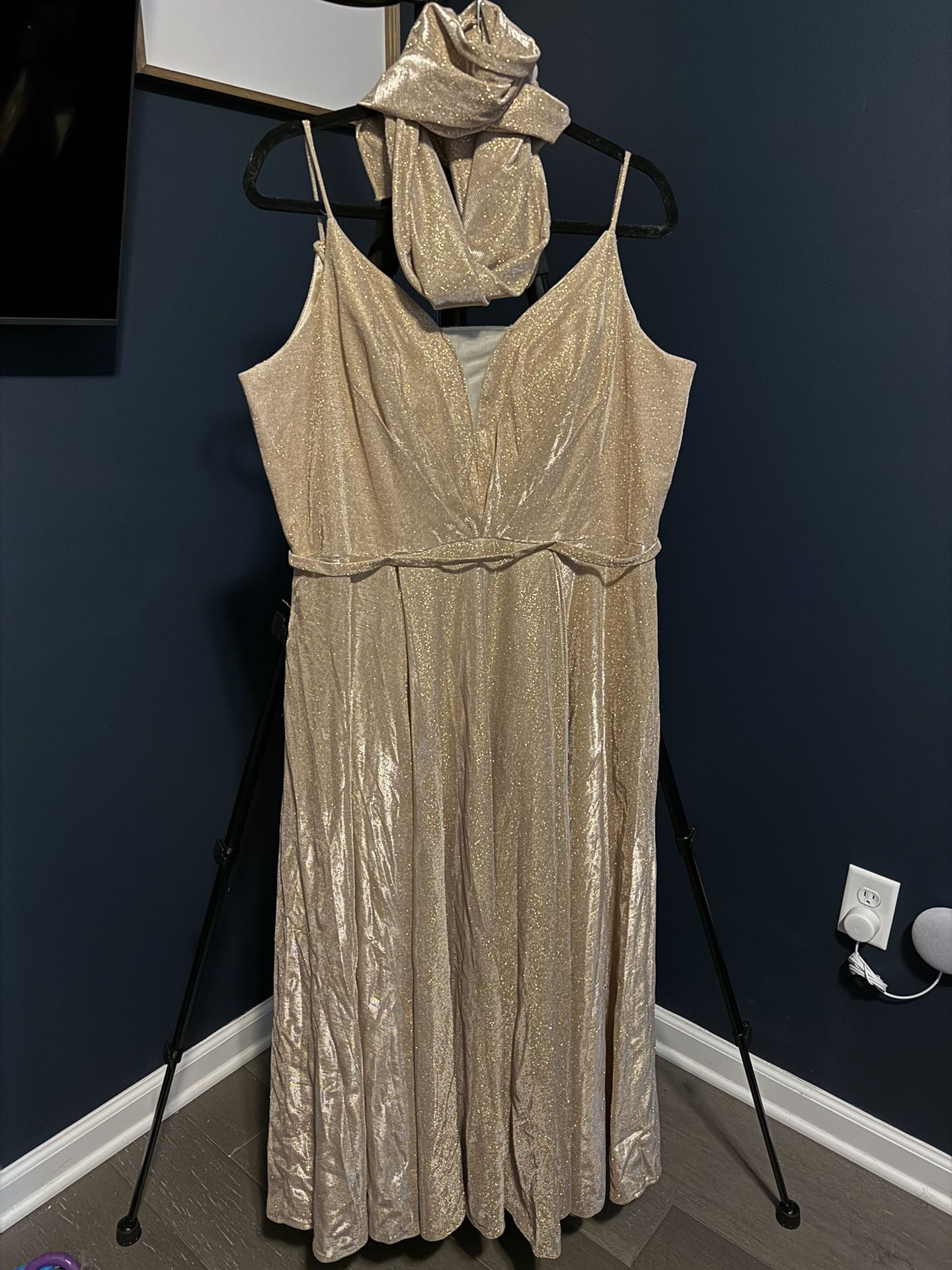 Gold Elegant Dress