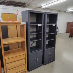 Black Media Bookcase