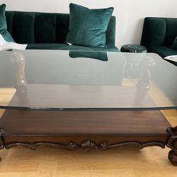 Coffee Table With Glass Top