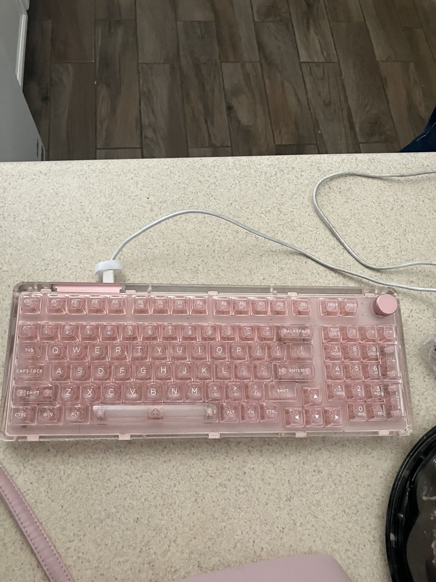 Pink Gaming Keyboard