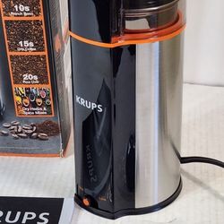 KRUPS GX336D50 Ultimate Super Silent 3 in 1 Blade Grinder for Spice, Dry Herbs and Coffee #787