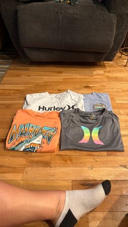 HURLEY BOYS SHIRTS-EUC SIZE MEDIUM