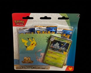 Pokémon 30th Celebration Tech Sticker Collection