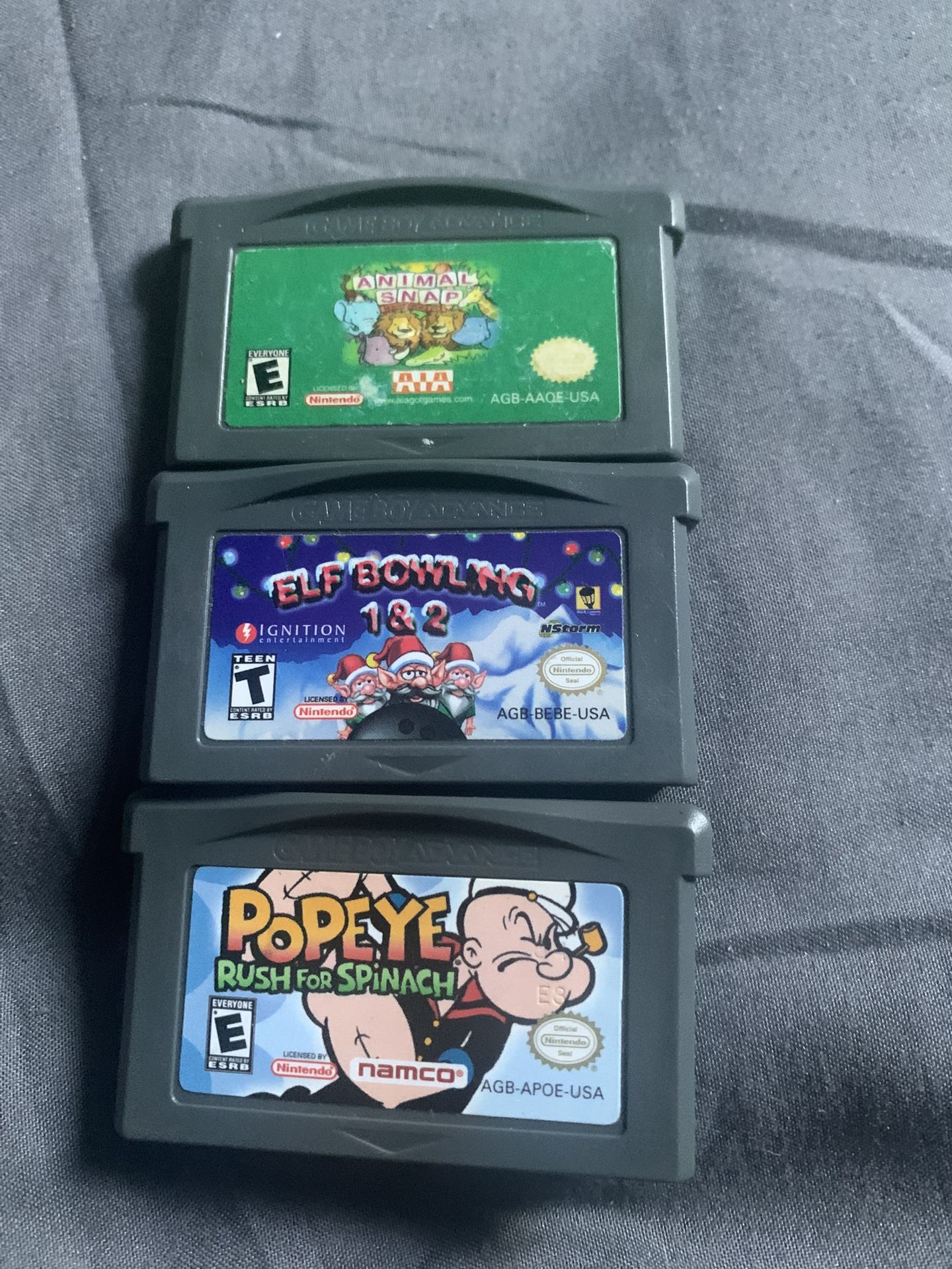 Rare Gameboy Advance Cartridge Games Nintendo