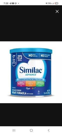 Vendo 5 Latas de Similac