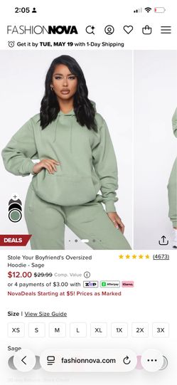 Sweat/ hoodie set Fashion nova