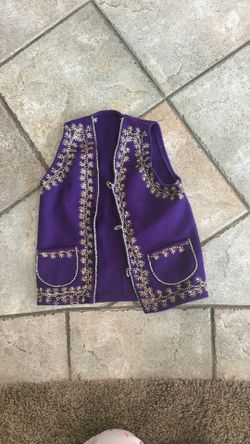 Purple kids punjabi fit 