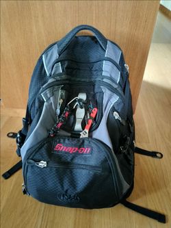 High Sierra backpack, snap on tools