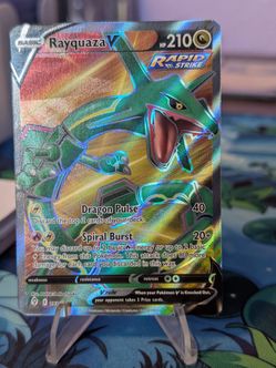 Pokemon Evolving Skies Rayquaza V