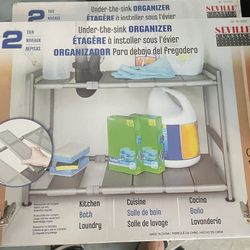 2 Shelf Under sink organizer
