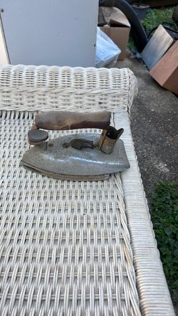 Vintage metal iron