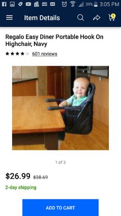 Brand new attachable portable high chair