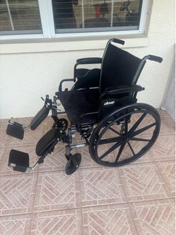 Wheelchair wheel chair adjustable foot rests