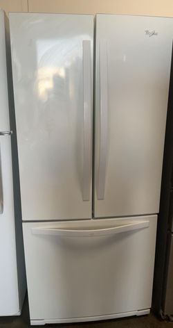 Whirlpool 3-Door 33"  White Refrigerator
