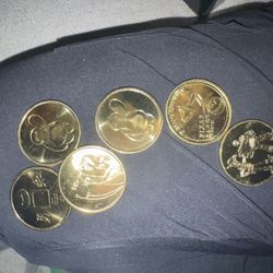 Disney Medallion Coins 
