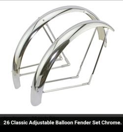 NEW 26" FENDER KIT FOR BEACH CRUISER BICYCLES