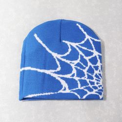Global Web Beanie - Sky Blue