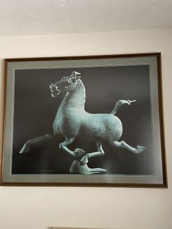 Framed Flying  Horse  Of Kansu  Poster 
