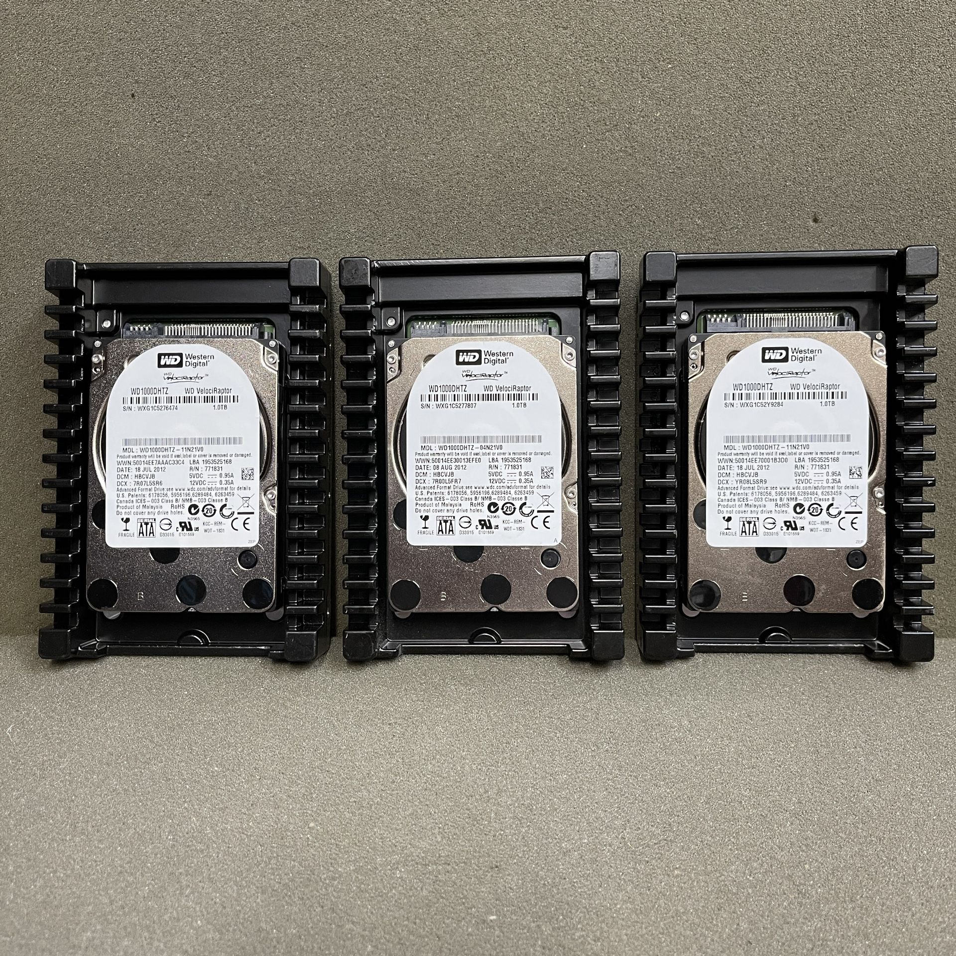 Western Digital VelociRaptor SATA,1TB,Internal,10000...