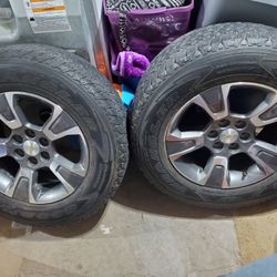 I have the set of 4 wheels with tires for chevy colorado asking for $ 400 