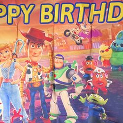 Toy Story Birthday Banner