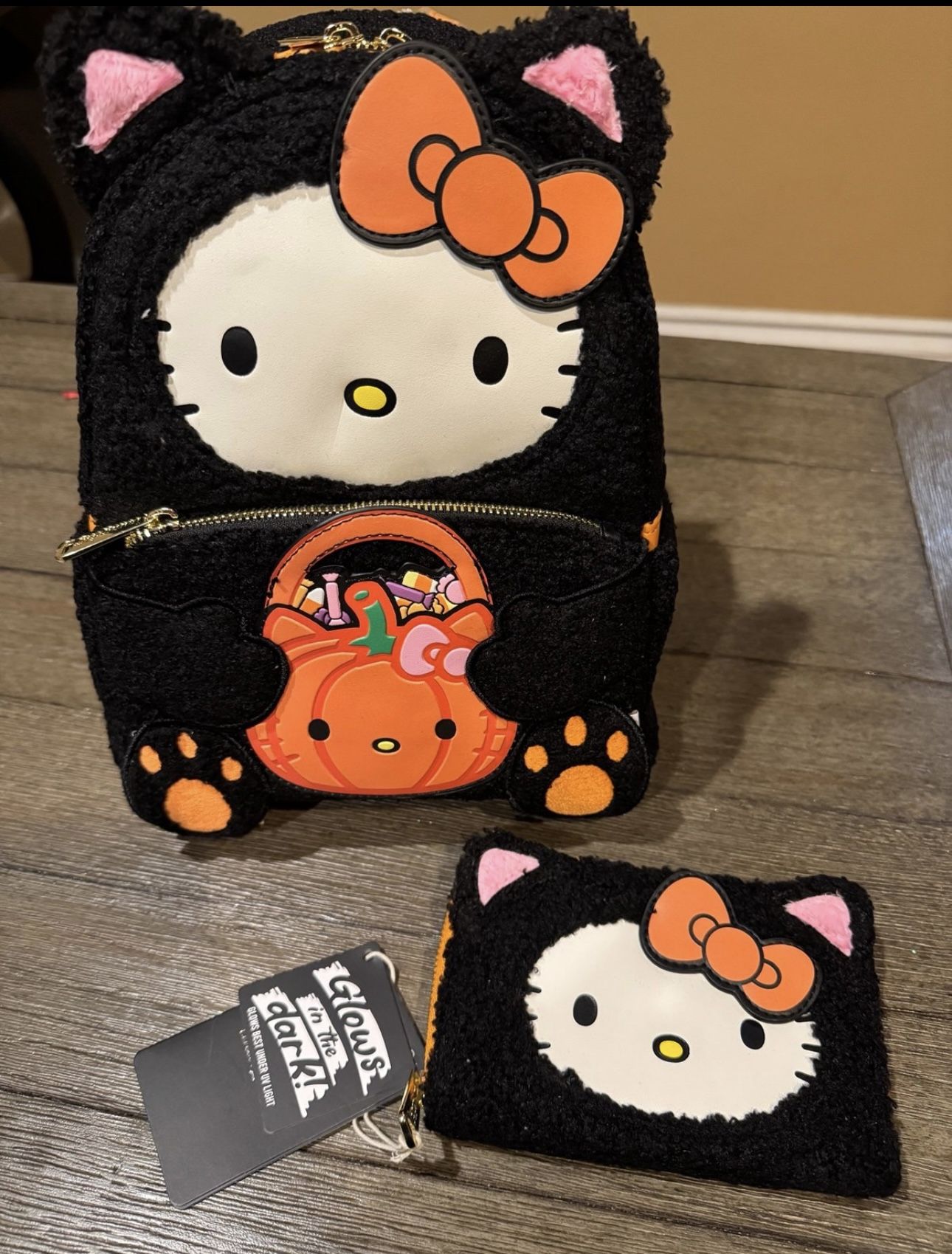 Brand New Loungefly Hello Kitty Bagpk W Wallet