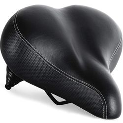 Extra Wide and extra comfortable bike saddle 
