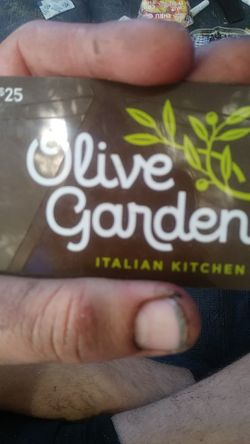 25$ olive garden card