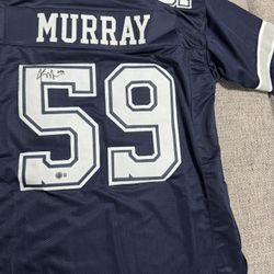 Kenneth Murray Autographed Signed Custom Jersey- Beckett Coa - Dallas Cowboys