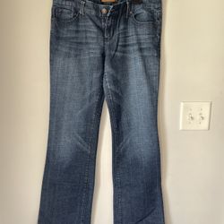 7 Seven For All Mankind A Pocket Jeans Denim Bootcut Flare Womens Size 30x32