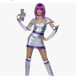 Women's Space Cadet Costume w/ wig 